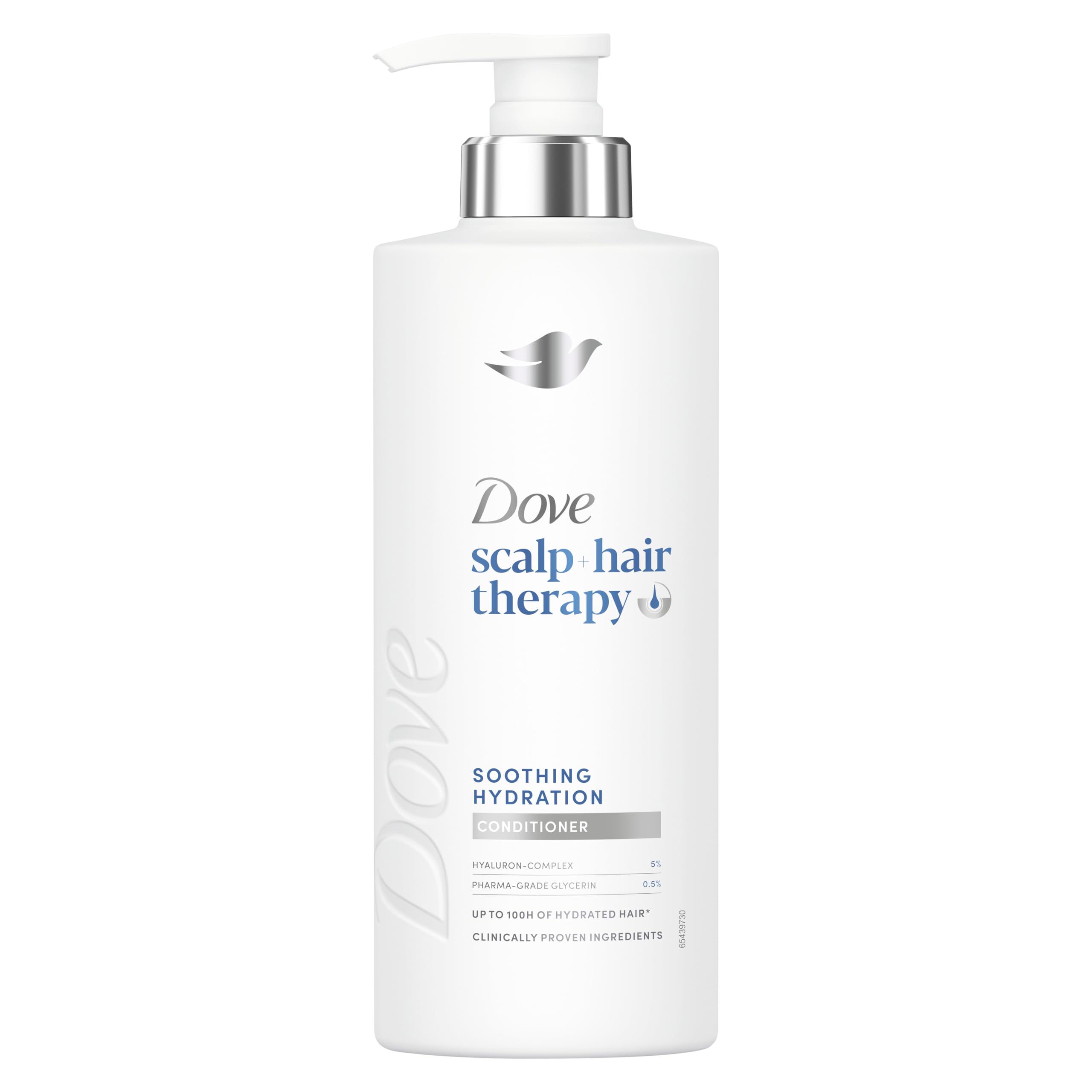 Dove Scalp + Hair Therapy Soothing Hydration Conditioner hair care with Hyaluron-Complex and Pharma-Grade Glycerin for up to 100 hours of hydrated hair* 400 ml