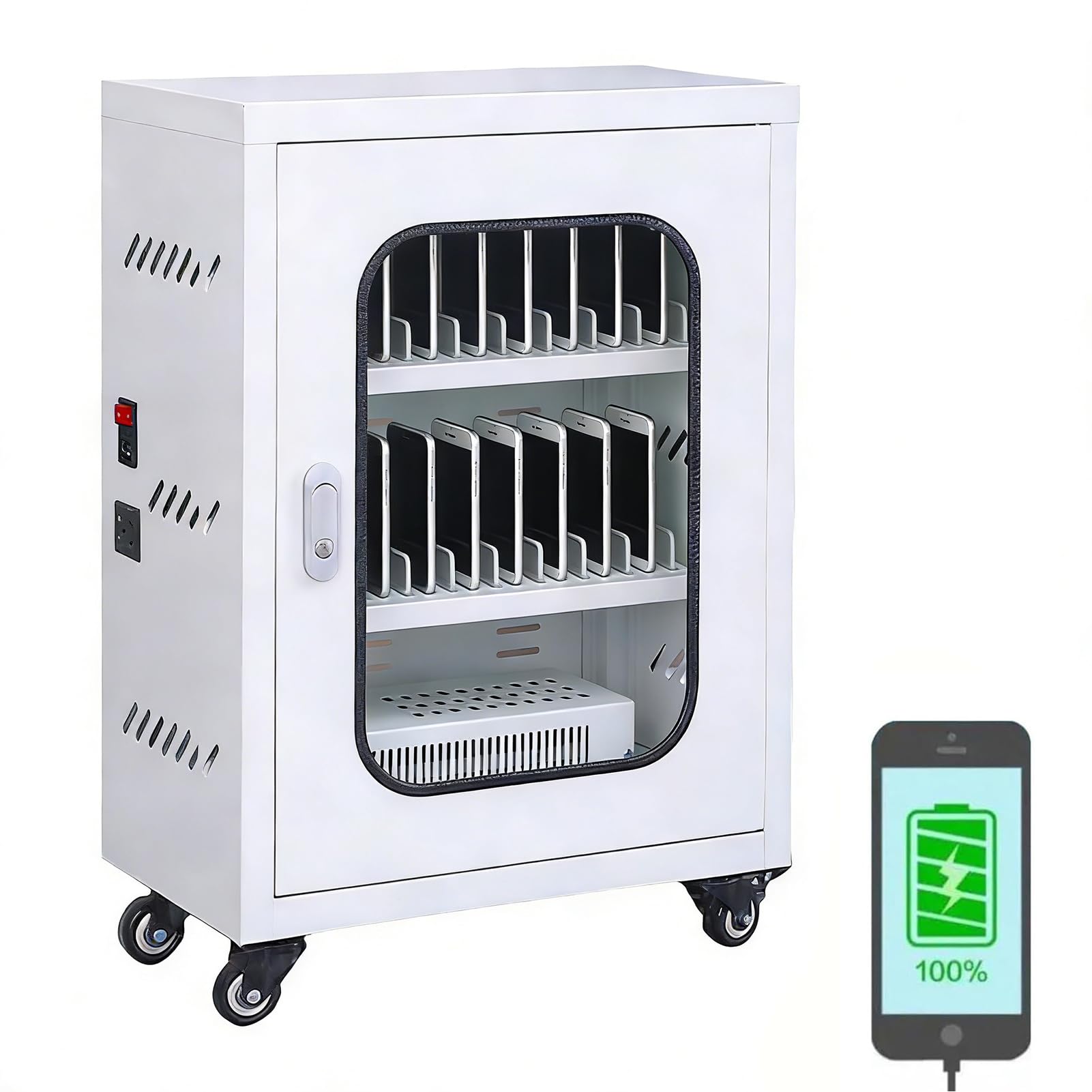 Armoire de stockage rechargeable pour laboratoires scientifiques et techniques