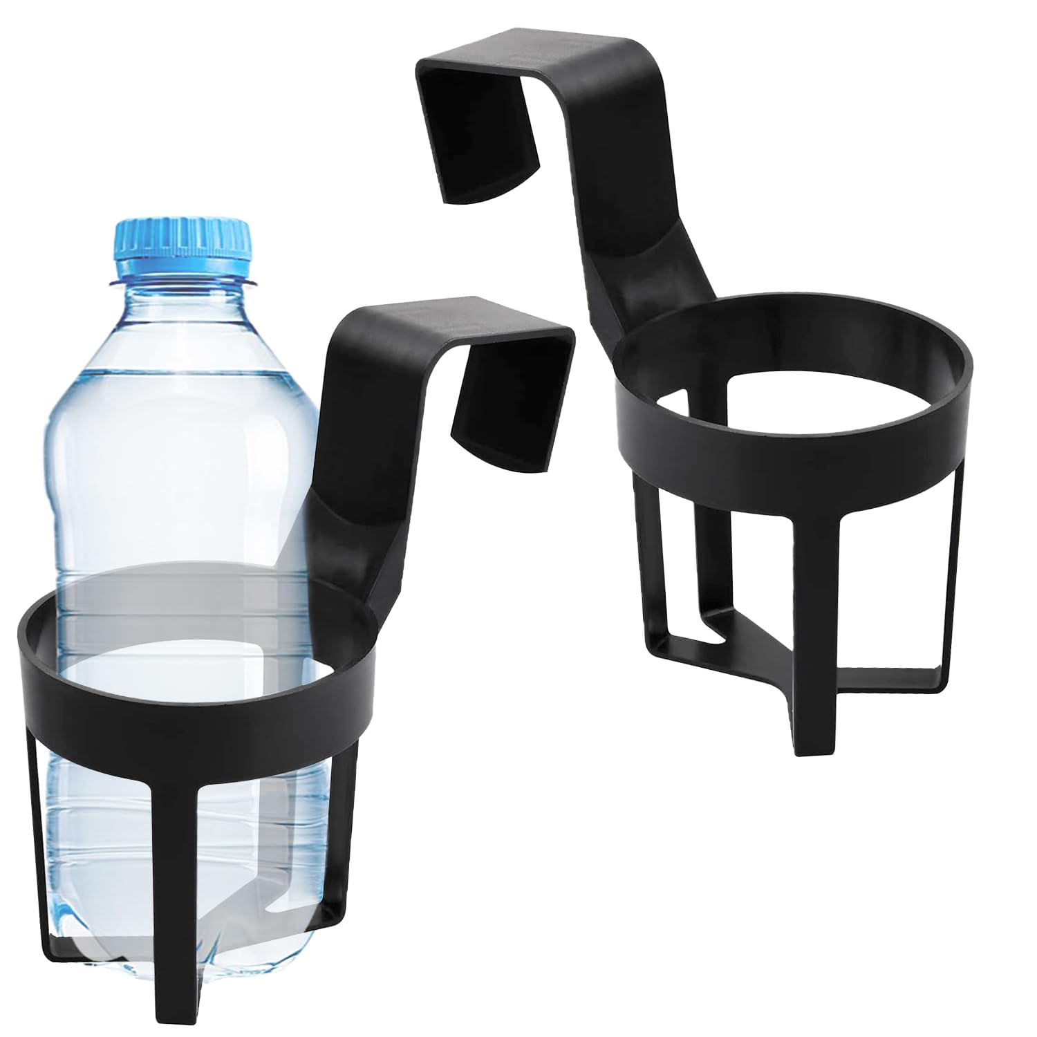 2-Pack Car Cup Holder, Expandable Beverage Bottle Holder for Vehicle - Universal Cup Holders