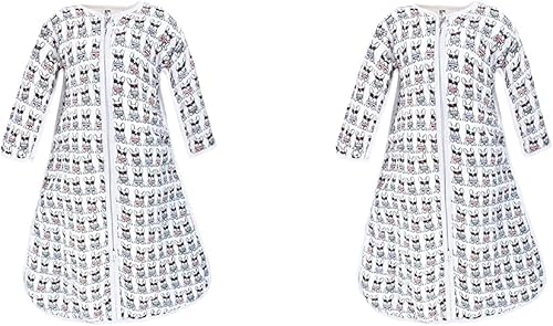 Miniatura 1 de Hudson Baby Saco de dormir unisex de muselina de manga larga para bebé, manta portátil, saco de dormir