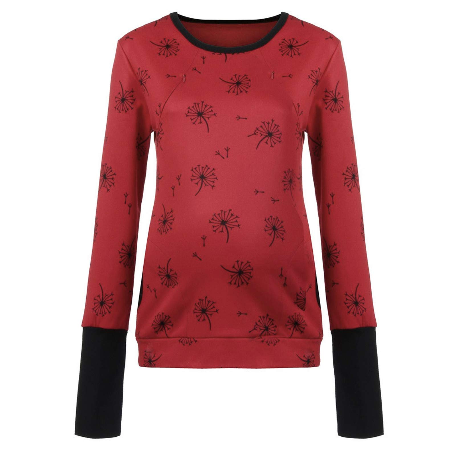 2024 Navidad Sudadera con capucha Top Jersey Maternidad Jersey Embarazadas Lactancia Mujeres Maternidad Blusa de Maternidad Vestido de Invierno