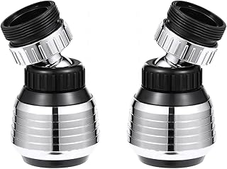 Kitchen Tap Spray Head,Tap Aerator 360 Swivel for 21.5mm and 24mm,Faucet Sprayer Attachment Avoids Water Splash with 3 Modes Adjustment, Useful and Professional