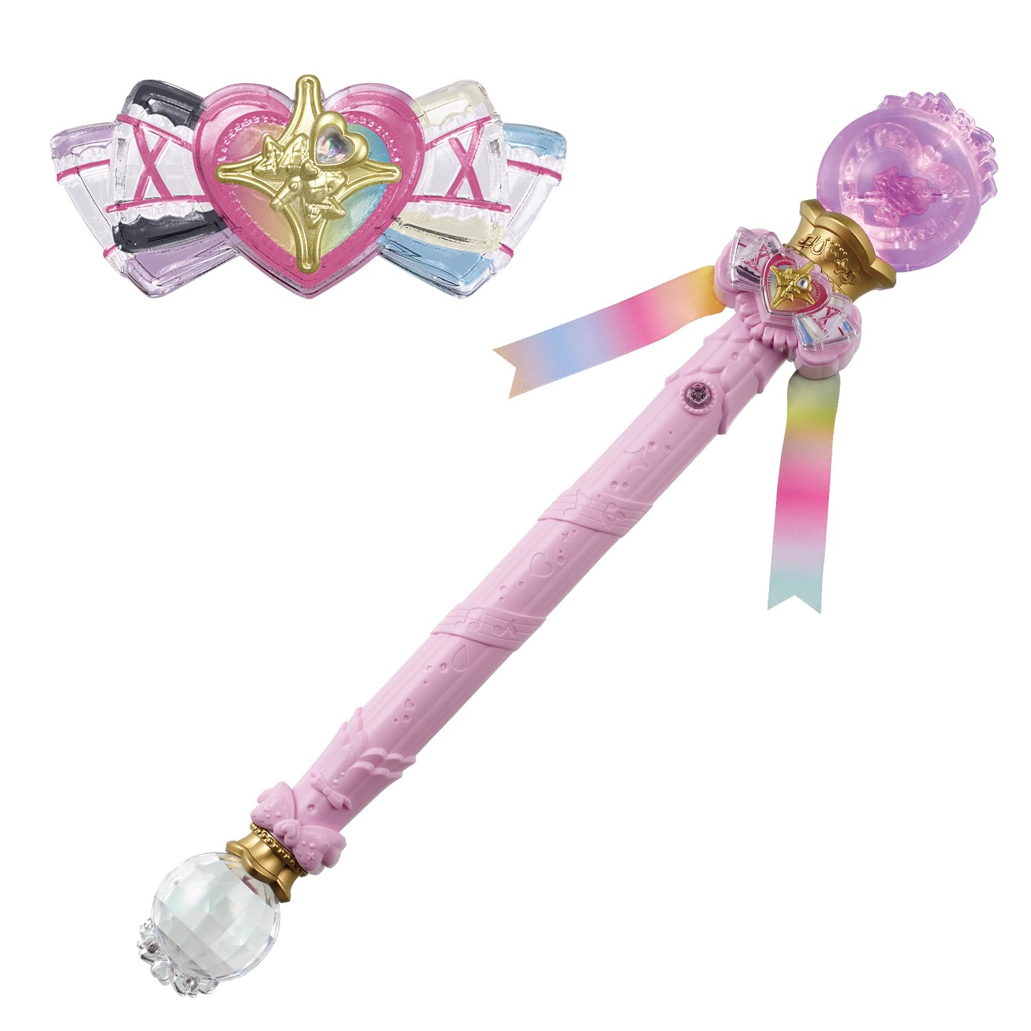 Amazon.com: Bandai Kimi and Idol Pretty Cure Spinning Ribbon Baton