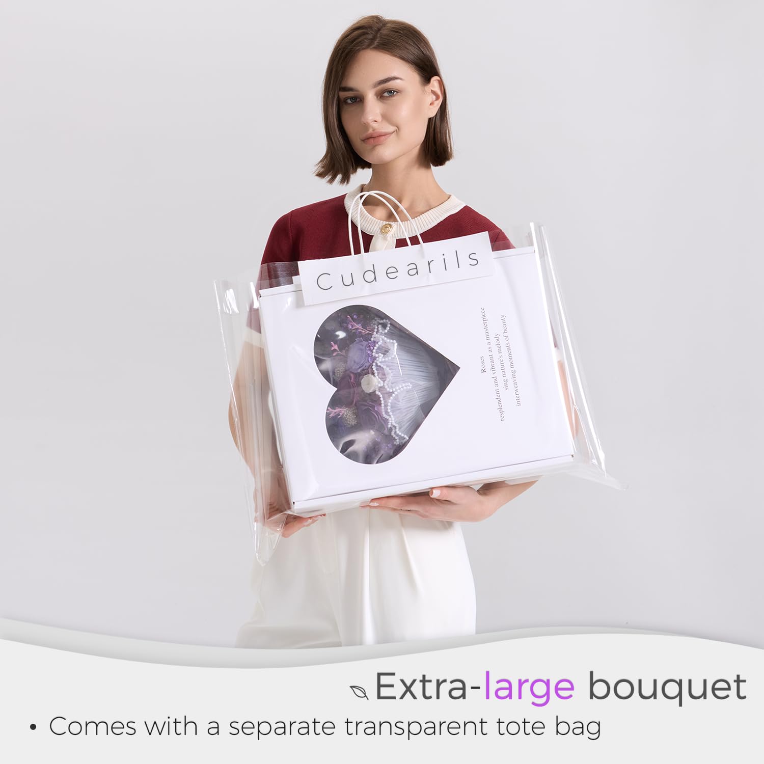 semart Kwiaty Prezenty dla niej, Kwiaty dla dostawy Prime-purple