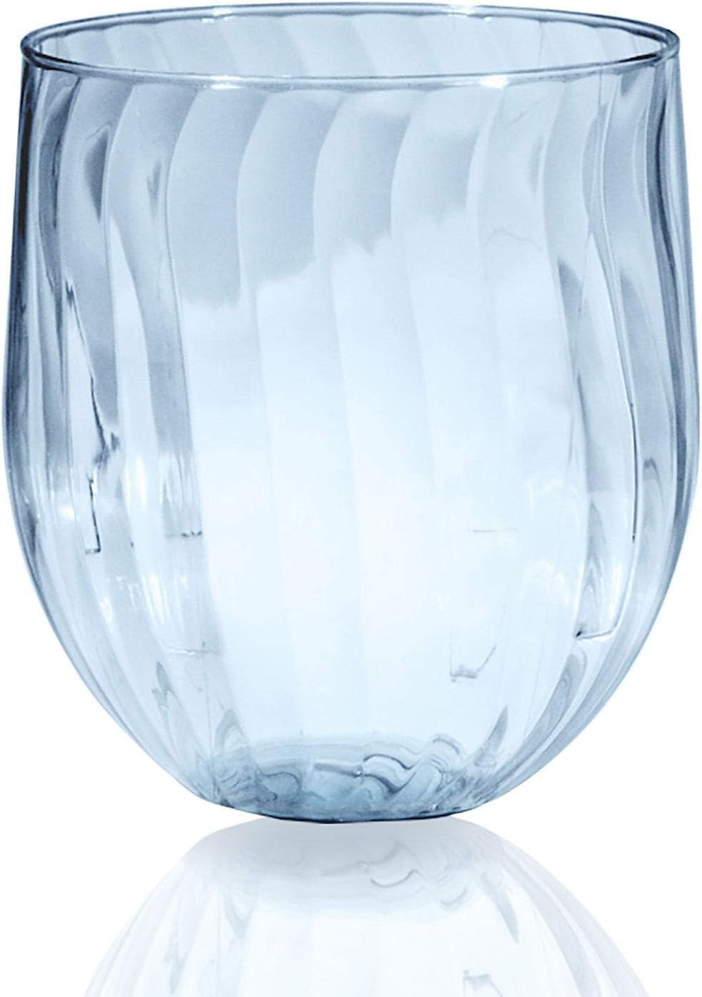 Chinet Cut Crystal 15oz Stemless Wineglass (8x5 boxes, 40 count)