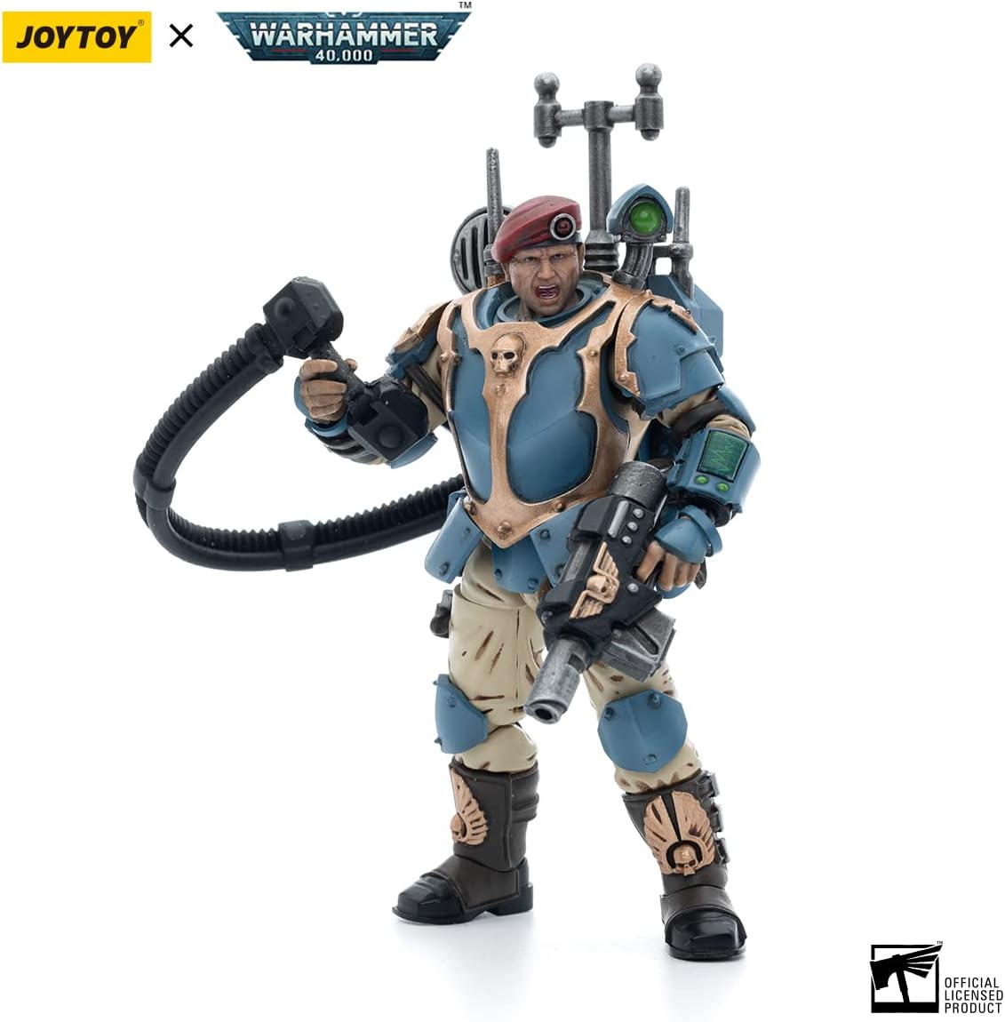 JoyToy Warhammer 40K: Astra Militarum Tempestus Scions Command Squad Vox Operator 1:18 Scale Figure