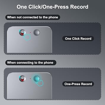 AI Voice Recorder with Transcribe,Mind Mapping & AI Summary,Supports 118+ Languages,APP Control,Compatible with GPT-5 Compatible,64GB Audio Recorder for Lectures,Phone Calls, Meetings,Interviews