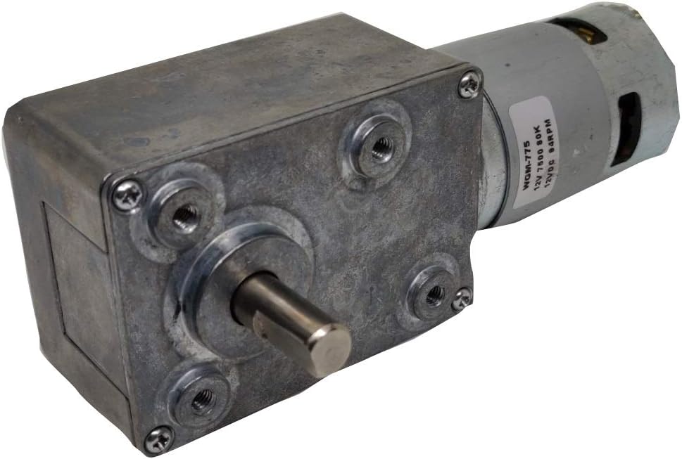 Worm Gear Box Reduction Motor 12V 190rpm 90 kg-cm Torque - WGM775127500-40K