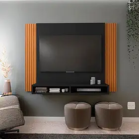 VIA NOSSA - Painel Tokyo Para Tv Até 43 Polegadas Com 02 Nichos