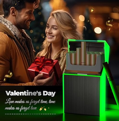 Miniatura 2 de x-lighter XL835 - Estuche impermeable para cigarrillos con encendedor, olor, soporte a prueba de humedad para 16 piezas tamaño King de 3.307in,