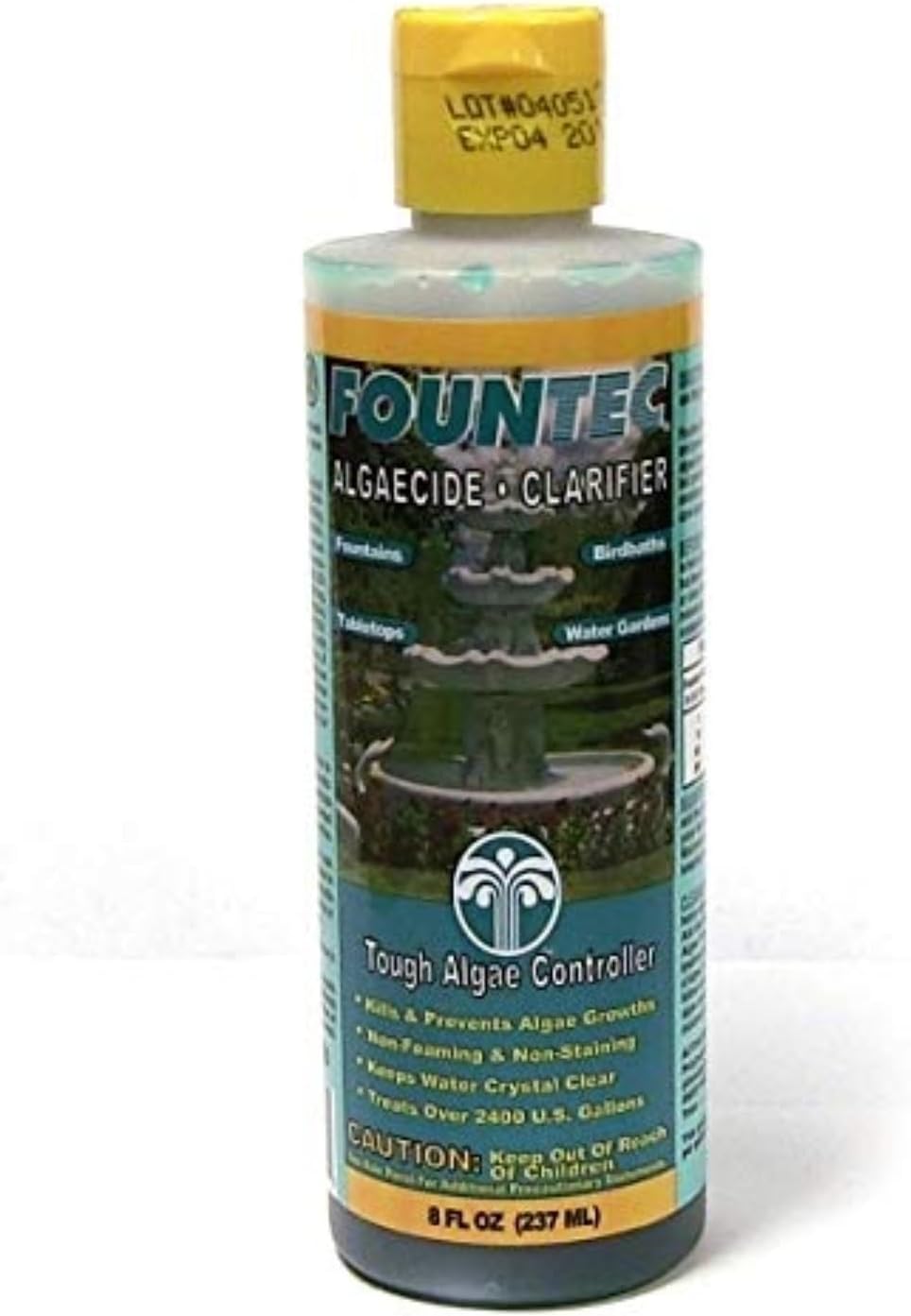 FounTec Algaecide and Clarifier, 8 oz. Bottle