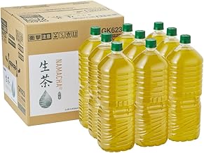 Kirin Namacha Tea PET Bottle, Label-less, 67.6 fl oz (2 L), 9 Bottles