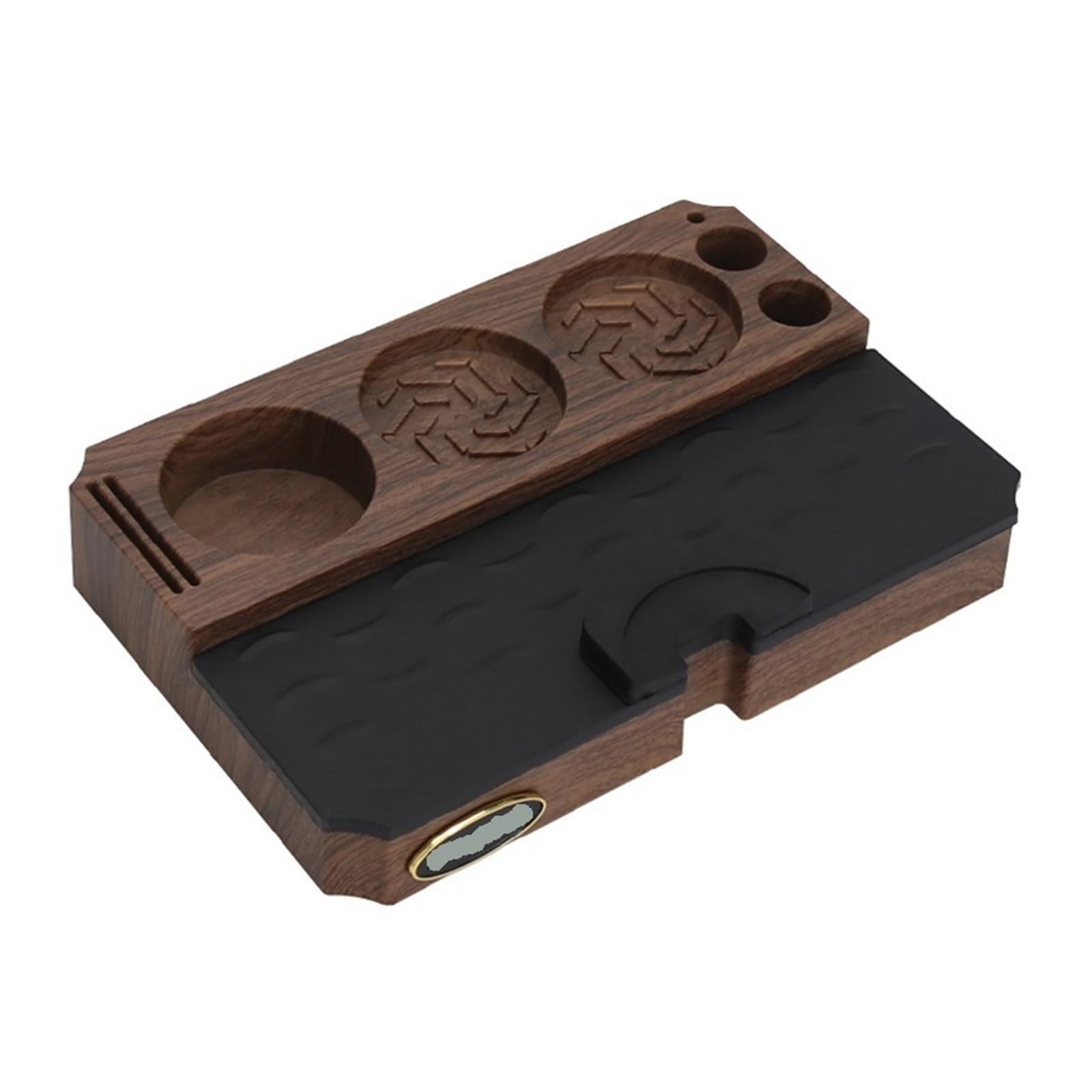 Estación De Compactación De Café, Compatible Con Delonghi, Compatible Con Breville, 51MM 54MM 58MM ABS Portafiltro Holder Espresso Barista Tool(White Station 1pcs)