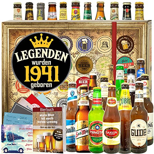 Legenden 1941 ++ GeburtstagsGeschenk ++ 24 Biere aus der Welt und D/Bier Adventskalender 2024 2025 Männer