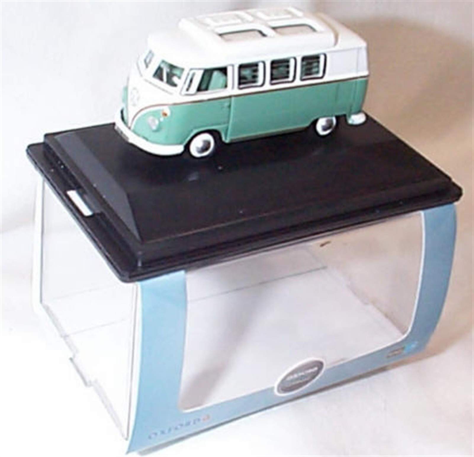 oxford volkswagen T1 camper turquoise / white car 1:76 railway scale diecast model