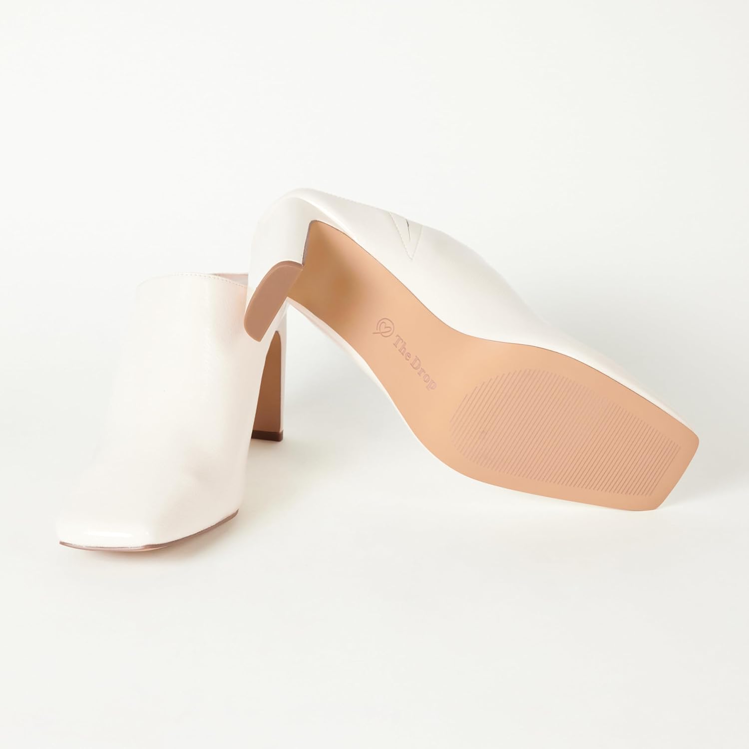 The Drop Women's Avena Square-Toe Block-Heel Mule - Image 4