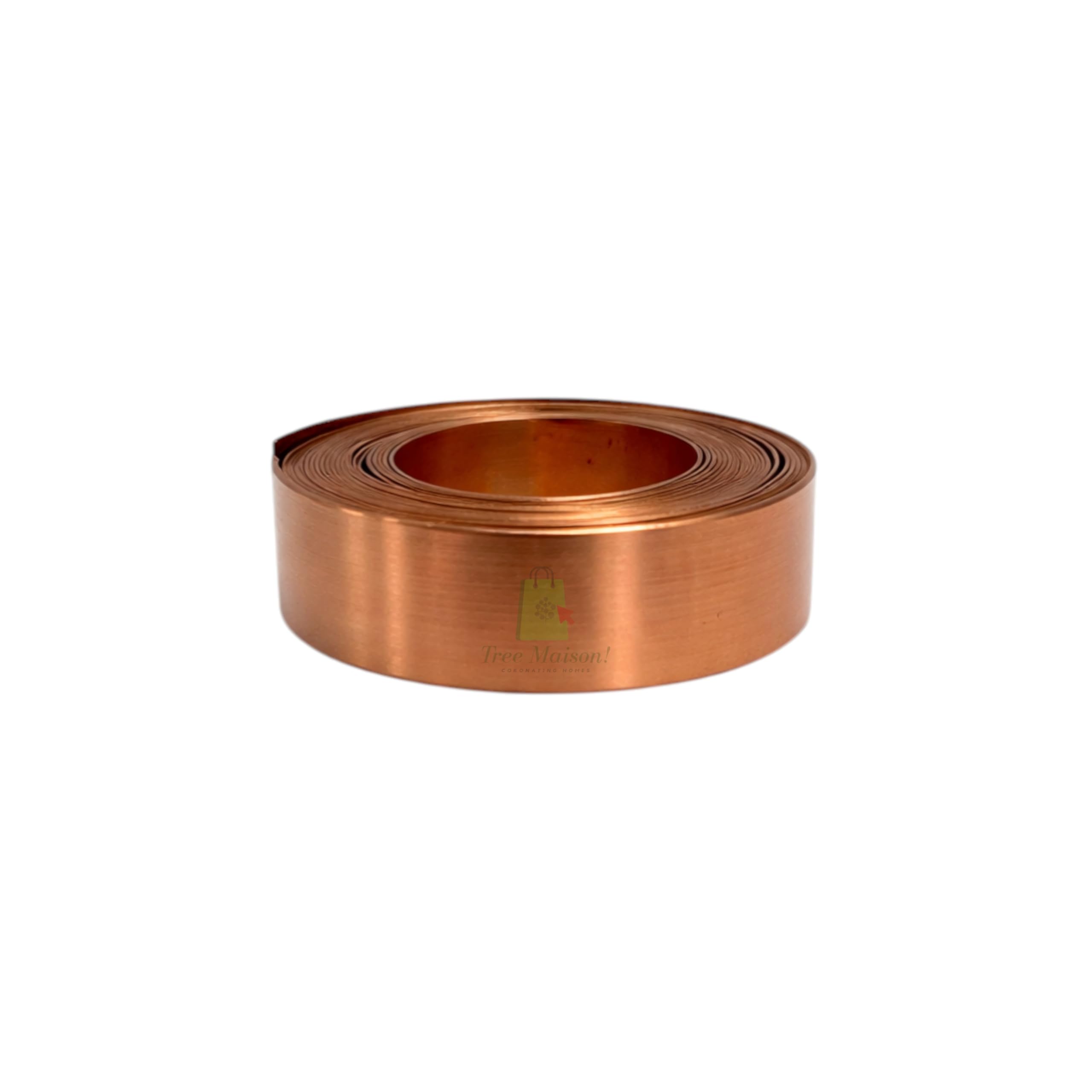 TREEMAISON CORONATING Homes Vastu Copper Strip | Width- 0.5 Inch | Thickness - 0.5mm | Length- 8 Feet Approx | Zone Balancing |Toilet Correction |Pack of 1