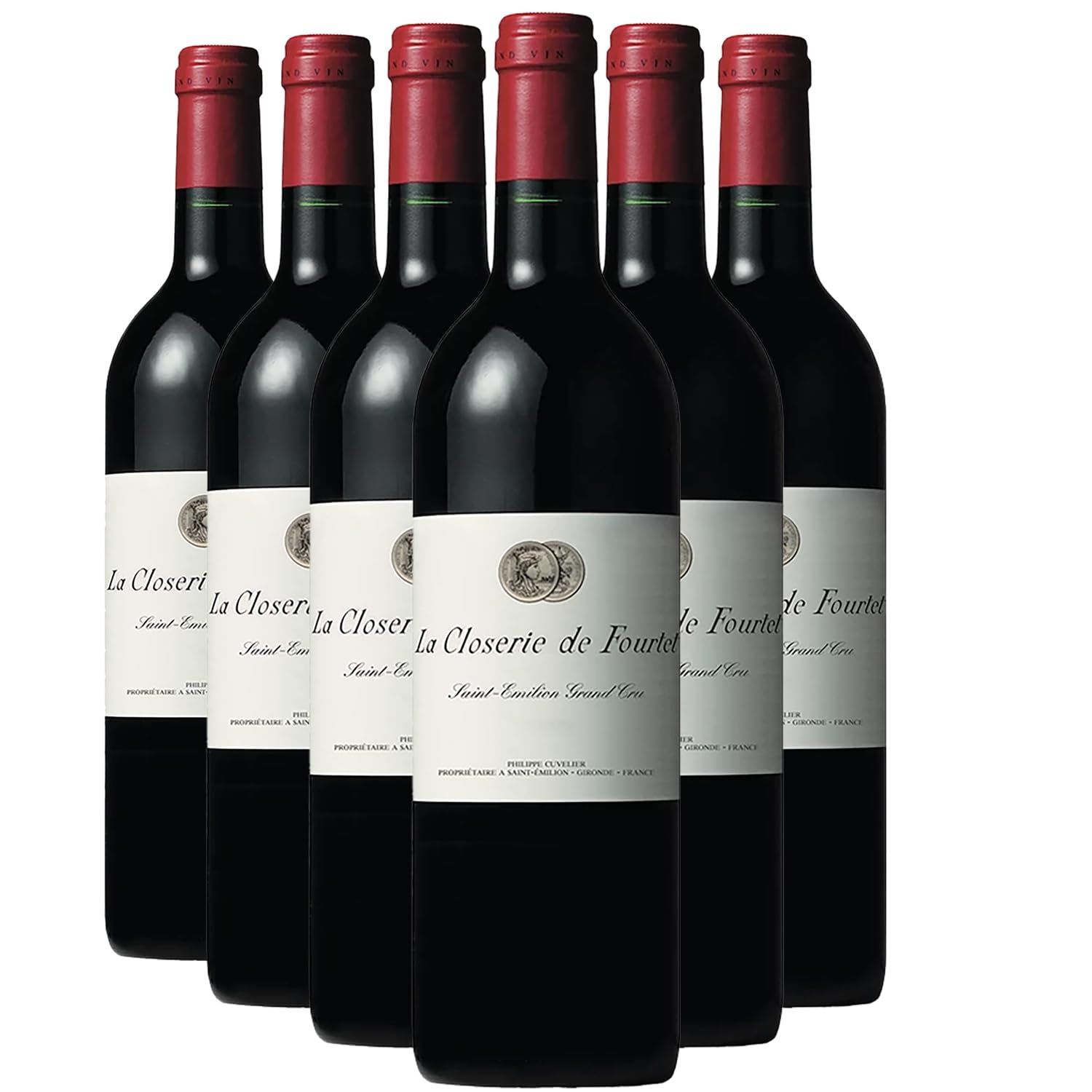 Clos Fourtet Saint-Emilion Grand Cru La Closerie de Fourtet - Rouge 2020 - Vin Rouge de Bordeaux (6x75cl)