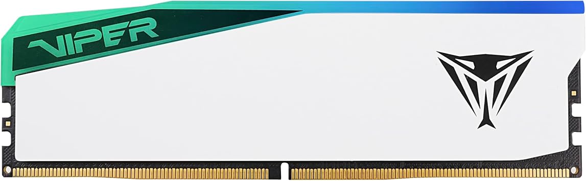 Patriot Memory Viper Elite 5 RGB DDR5 RAM 16GB 1X16GB 5600MT/s CL36 1.35v UDIMM Desktop Gaming Memory Compatible with Intel XMP/AMD Expo - PVER516G56C36W