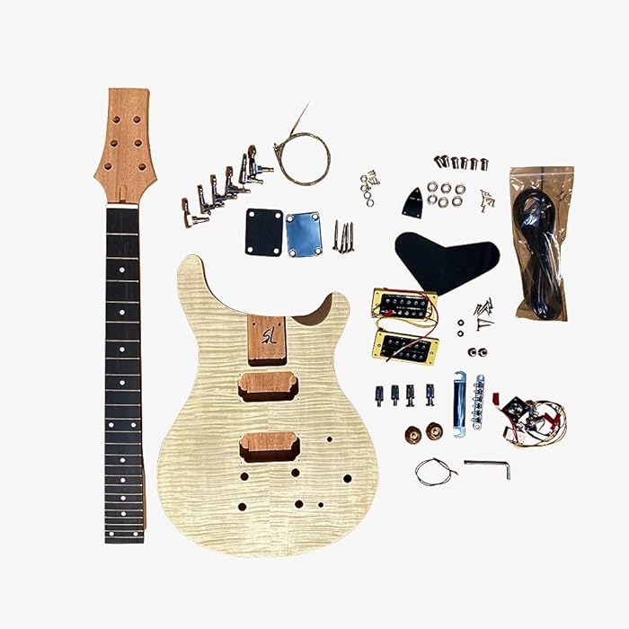 Buy Coban Guitars Electric Guitar DIY Kit PR844 Bolt On Neck Flamed
