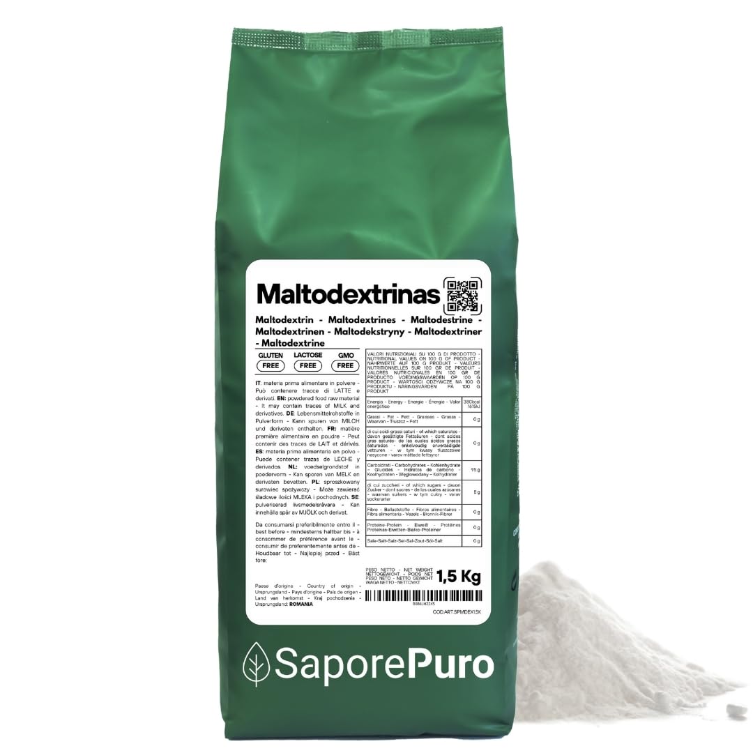 Saporepuro Maltodextrina pura - 1500 gr
