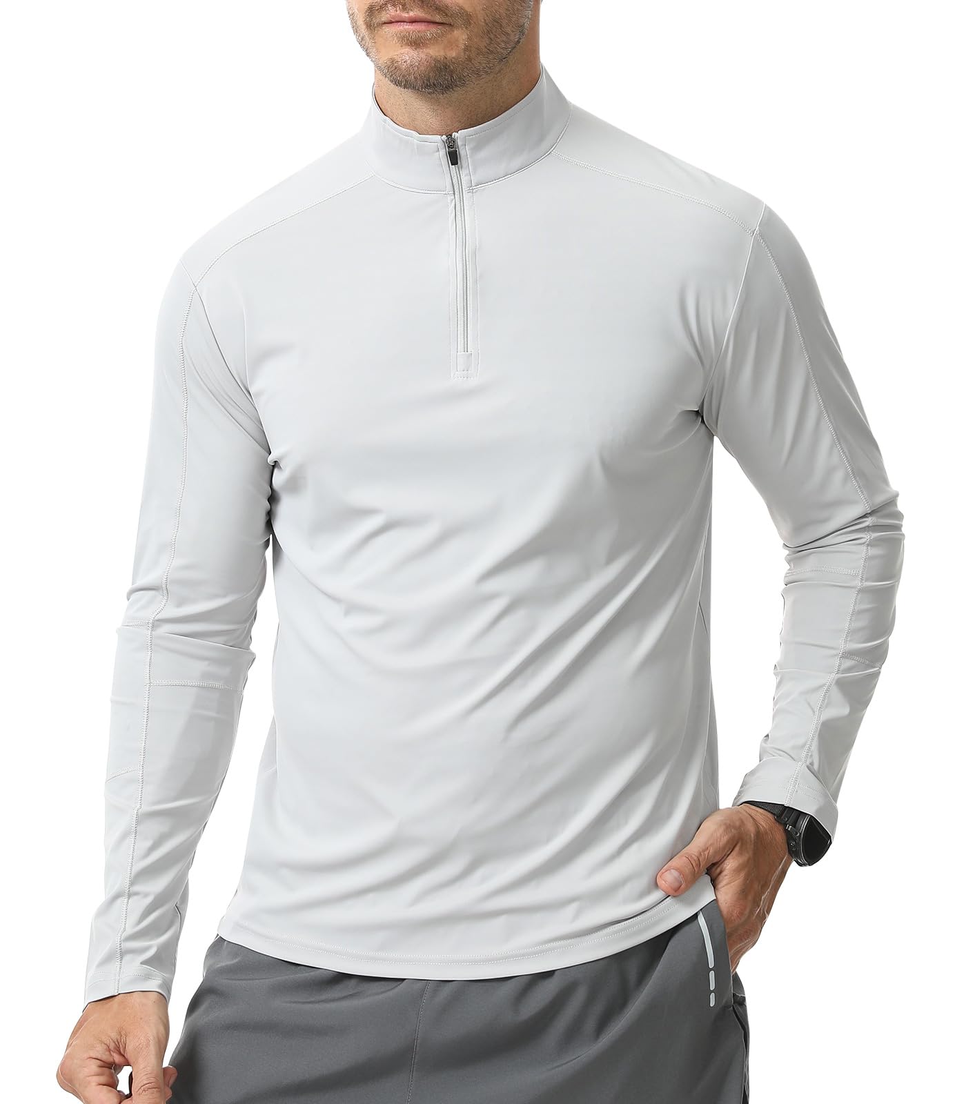 Camiseta Protección Solar UPF 50+ Secado Rápido Deportes Acuáticos Surf Natación Hombre