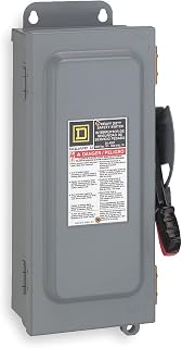 SCHNEIDER ELECTRIC 600-Volt 200-Amp 3-Point H364NAWK Switch Fusible Hd 600V 200A 3P/Neutral