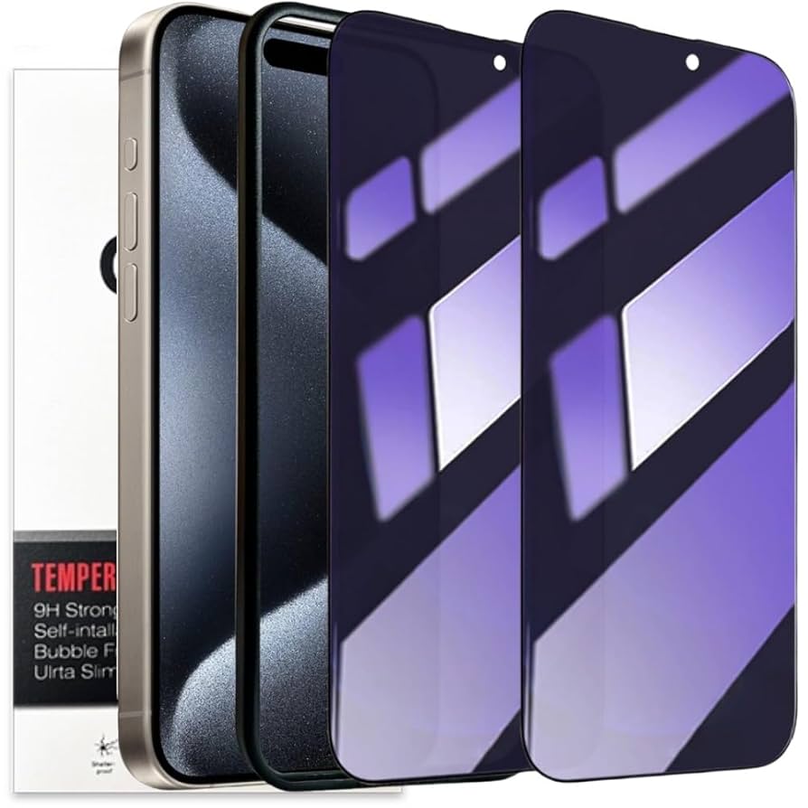 Amazon | 【覗き見防止/ブルーライトカット】For iPhone 16 Pro