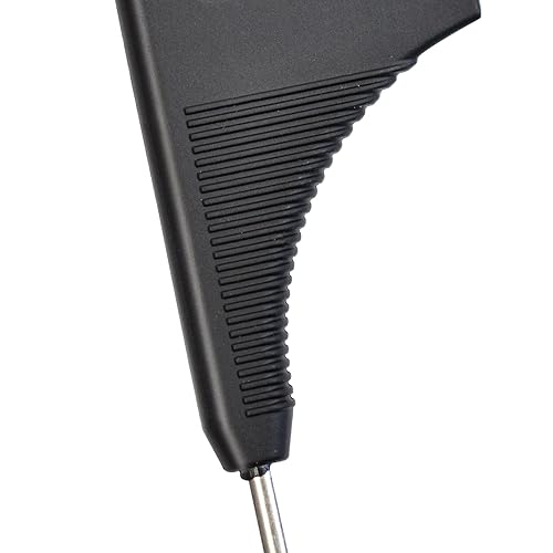 Miniatura 4 de 3 peines de cola de rata, fibra de carbono, resistentes al calor, con cola de acero inoxidable para todo tipo de cabello (negro)