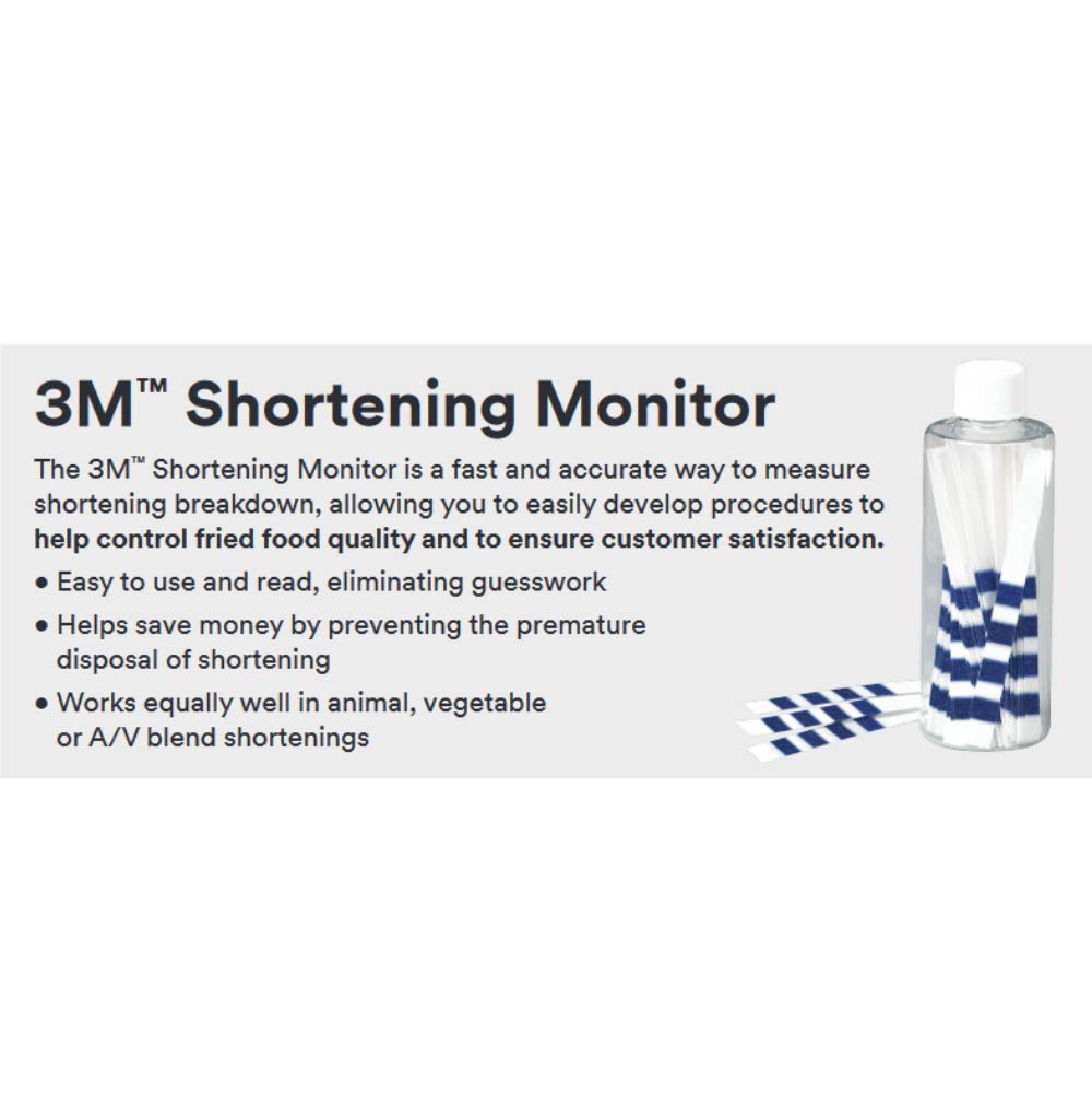 3M Low Range Oil Quality Test Strips 1005, 4 Bottles of 40 Strips