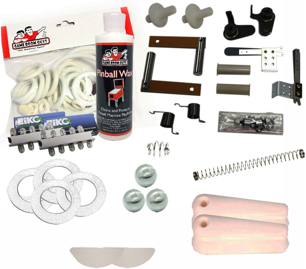 Game Room Guys 1964 Gottlieb Big Top Pinball White Premium Maintenance Kit