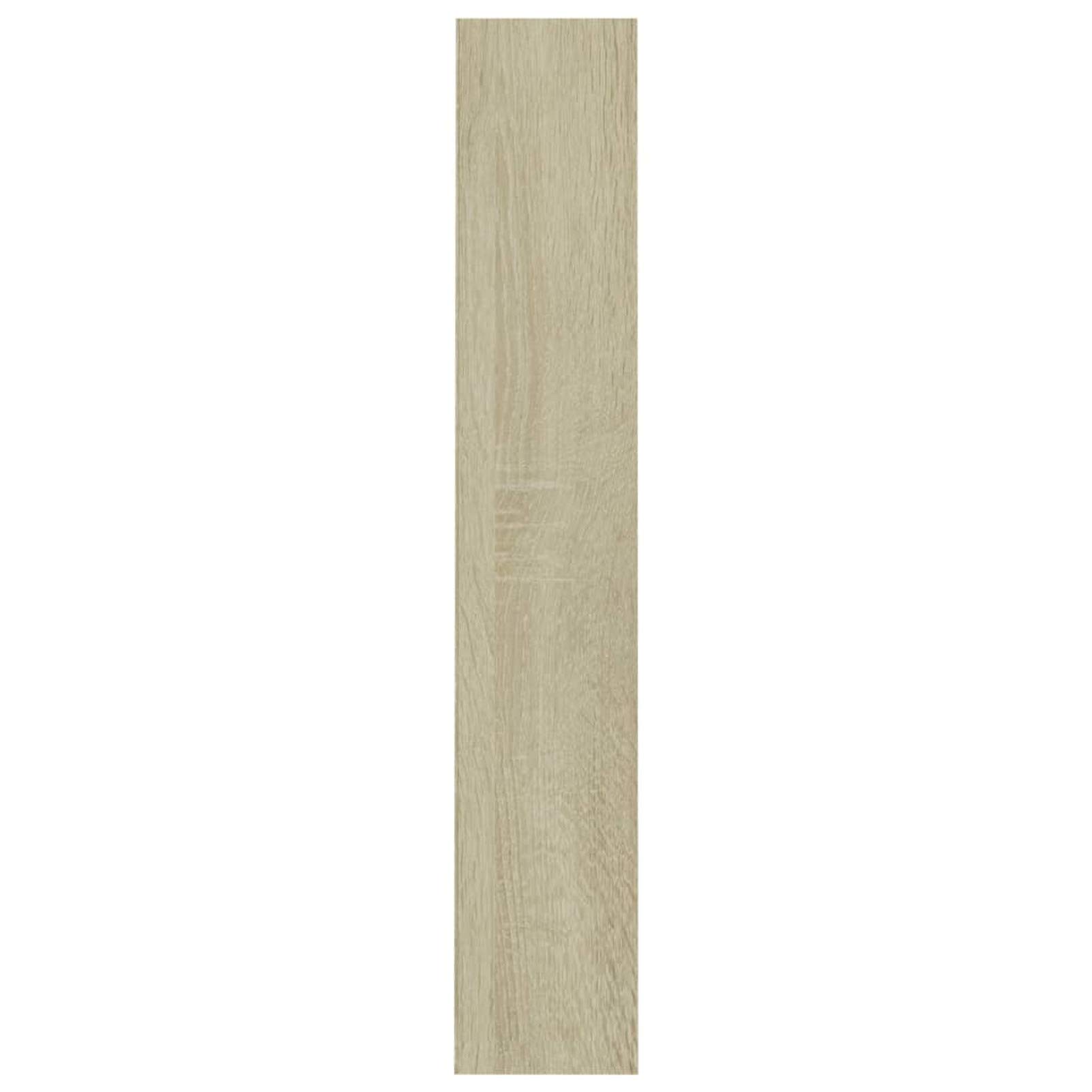 Homgoday 2X Estantería para CDs Armario Estante de Pie Almacenamiento Almacenaje Mueble Libros Práctico Decorativo Casa Hogar Roble Sonoma Madera Contrachapada 21x16x93,5 cm