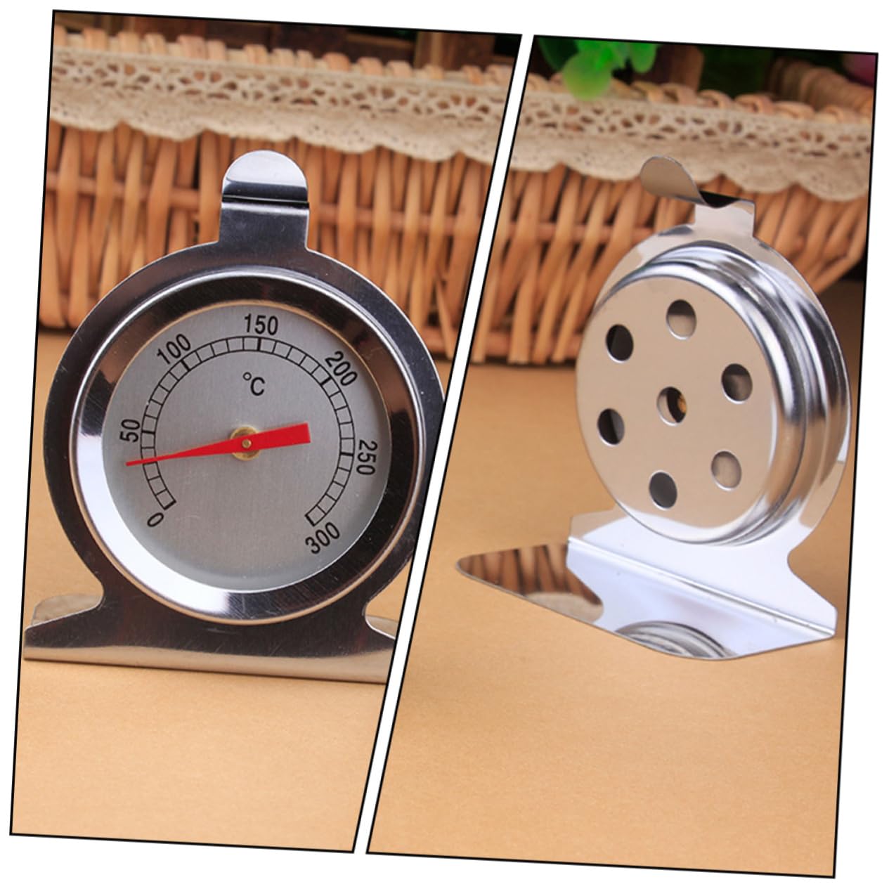 TOPBATHY 3 Set Termometro Da Forno Acciaio Inossidabile Precisione E Facilità Uso Per Batteria E Facile 2 Pezzi*3