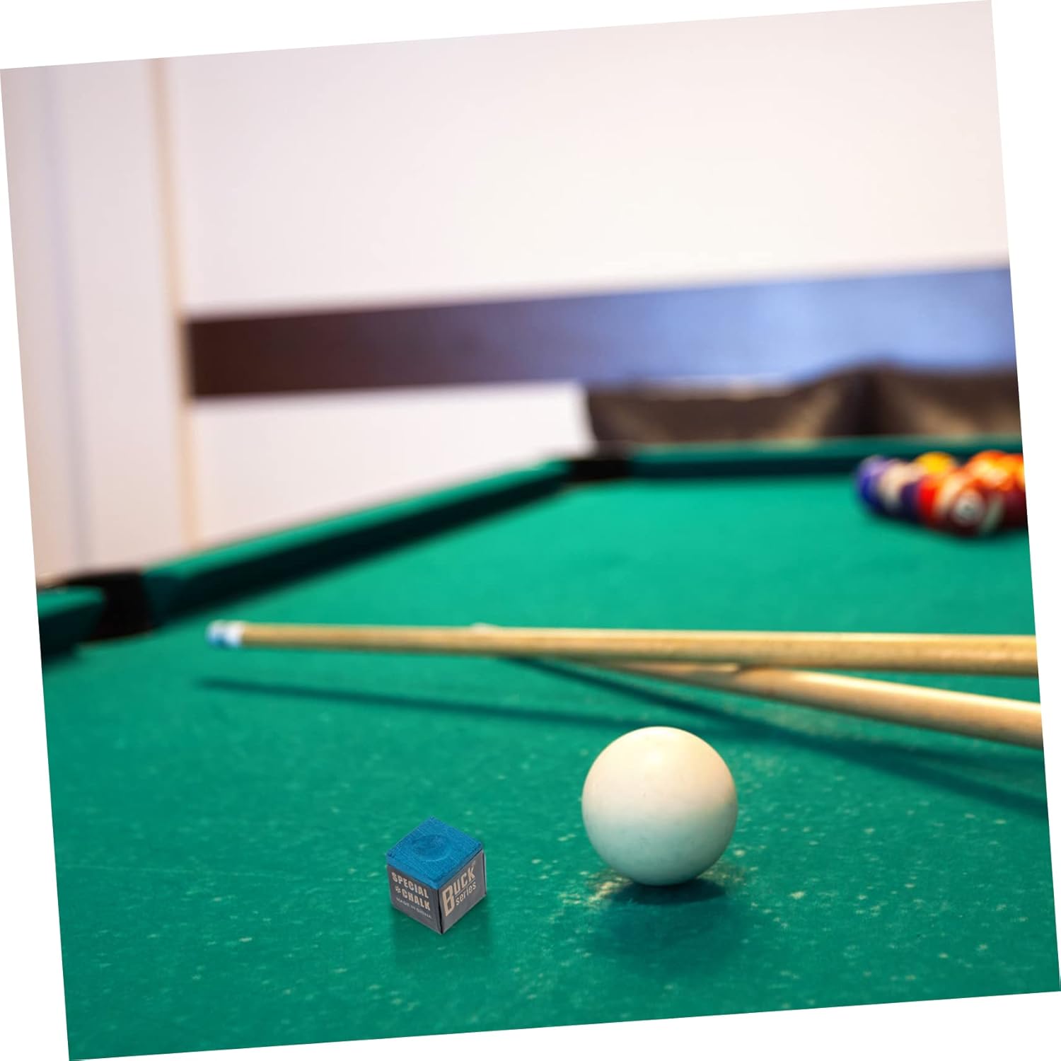 36 Pcs Powdered Pool cue Billiard cue chalks Pool cue Chalk Cubes Billiards Accessories Billiard Balls Sport Accessories Stick Tip Wiping Powder Chocolate Powder Snooker Big Box