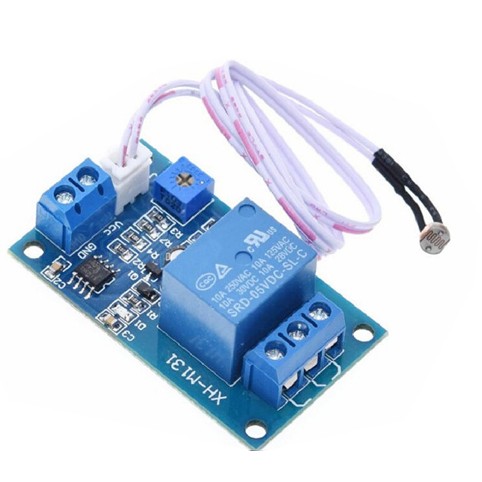 GERUI XH-M131 Lot de 5 modules de relais de résistance photo DC 5