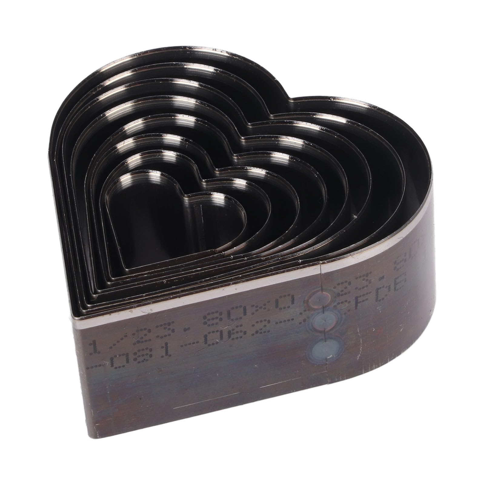 8-teiliges Lochstanzer Set Herzform - Hohlstanzer Für Lederhandwerk DIY