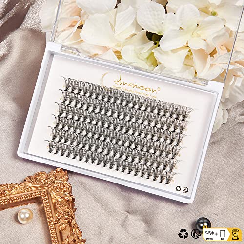Lunamoon DIY Cluster Eyelashes, Individual Eyelashes for Eyelash Extension DIY Individual Lashes, Clusters - Image 2