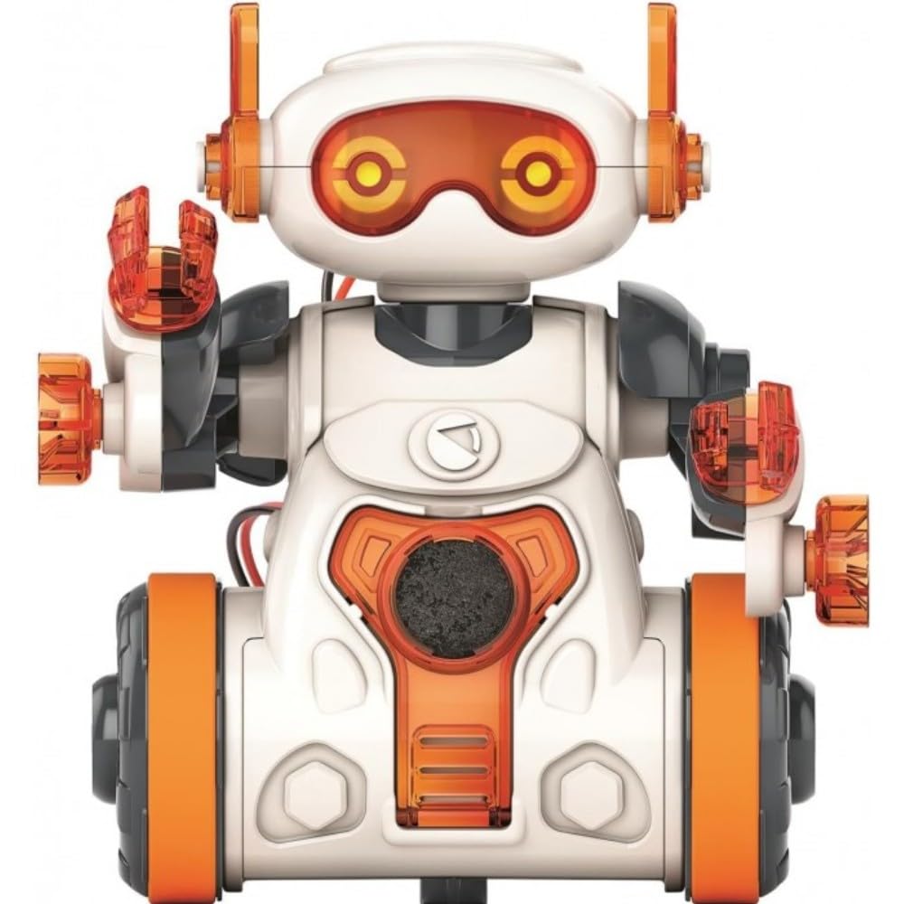 Clementoni - Mio The Robot Next Generation 2.0 - Múltiples modos de juego y aplicación gratuita - Electrónica de juego y ciencia - Luces de sonidos y movimientos - Inglés - 75143
