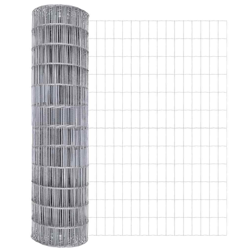 Euro Fence 1.4 x 10 m PVC-Coated Iron Garden Fencing, Modern Outdoor Privacy Panel, Rustproof Stain-Resistant Boundary for Terrace and Landscape, Easy Assembly with 50 x 100 mm Mesh