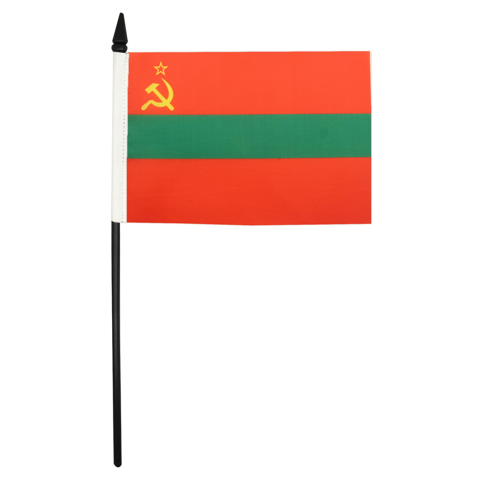 Image secondaire de AZ FLAG - Drapeau De Table Transnistrie 21x14 cm - Petit Drapeau De La République Moldave du Dniestr De Bureau 100% Polyester av