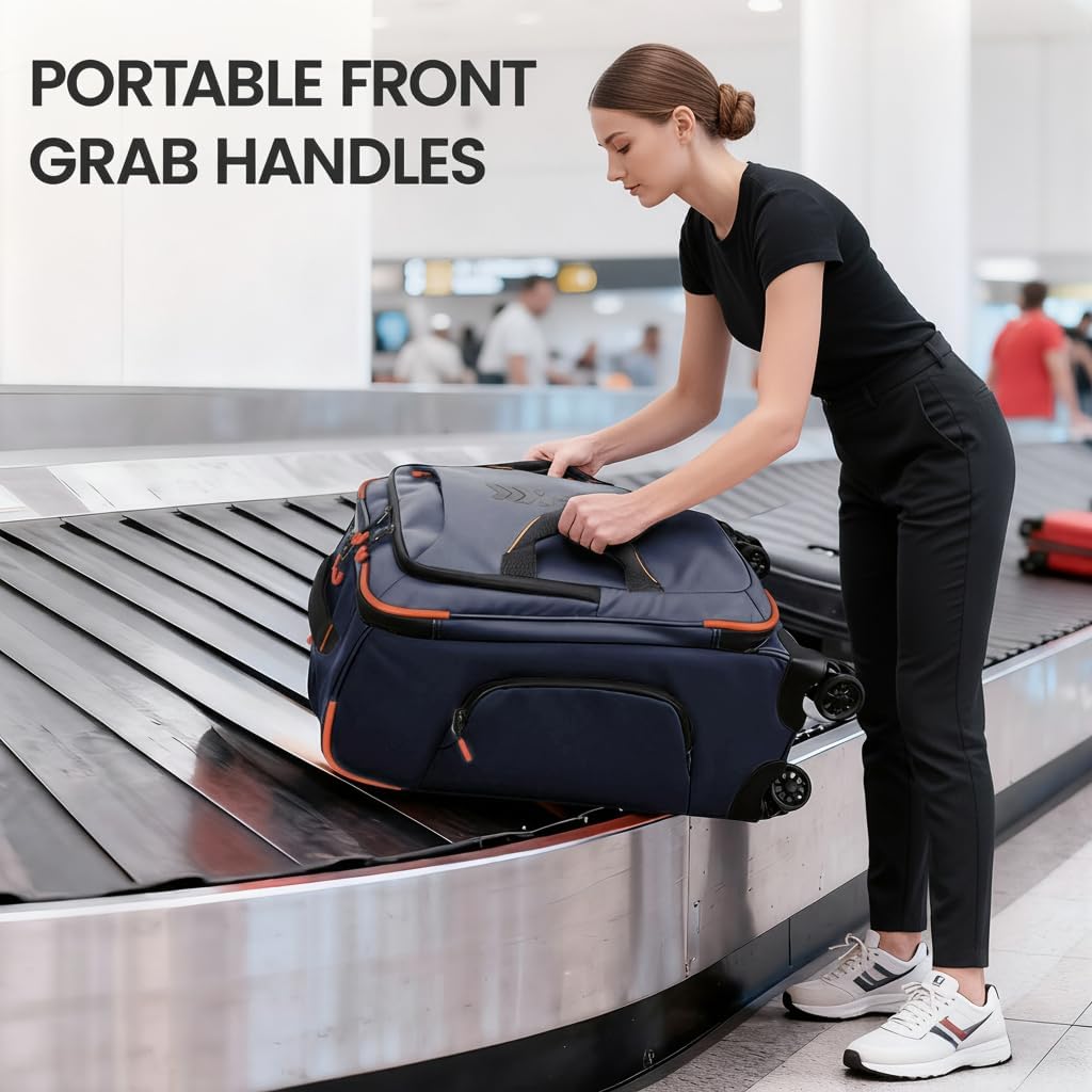 30'' Large Softside Suitcase,Luggage w/Spinner Wheels,Waterproof,Lightweight Travel Suitcase for Men/Women（Blue,30in）