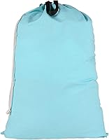Vista 14 de Bolsa de lavandería SWISSELITE con asa y cordón, bolsa de lavandería grande y resistente, 28 x 40 pulgadas, bolsa de ropa sucia de viaje