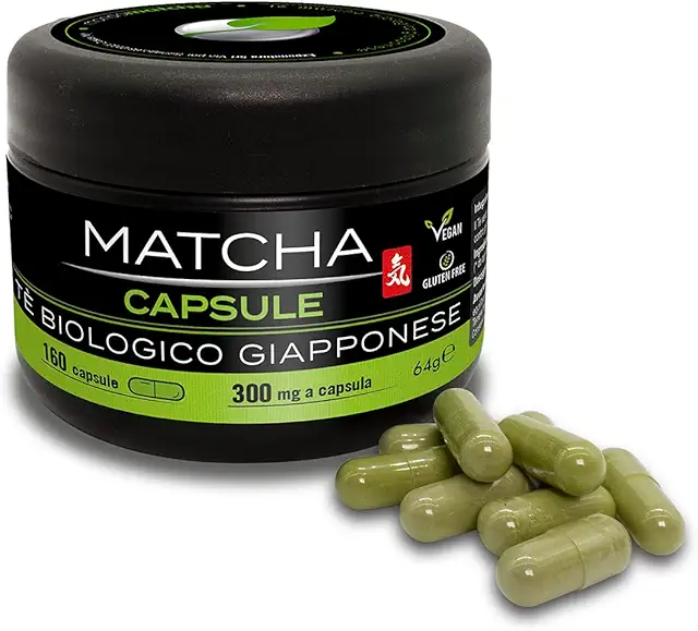 Tè Verde Matcha Biologico Giapponese in Capsule - 160 Pezzi - Vegano