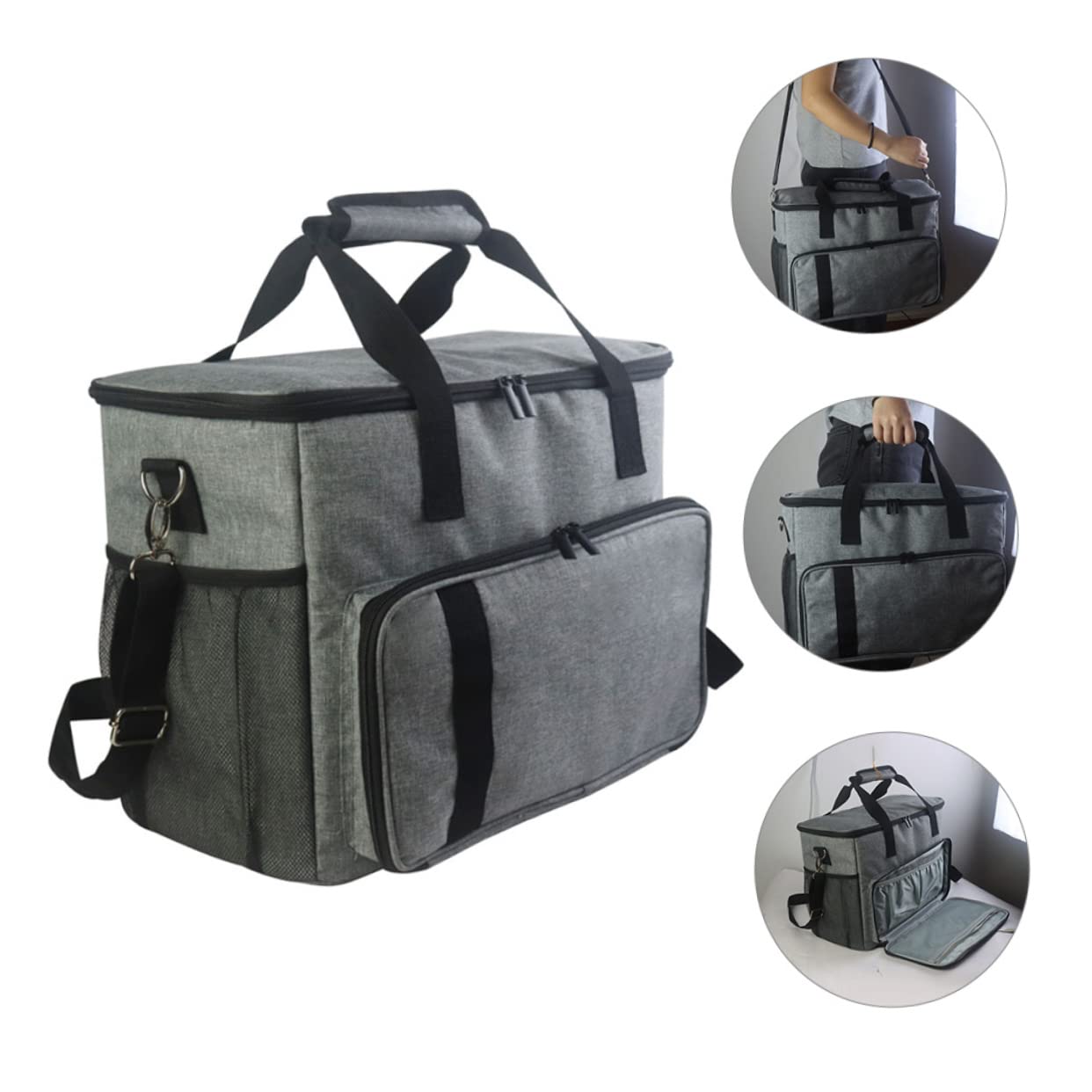 Conter Borsa Custodia a conchiglia Accessori for giochi portatili Stazione di trasporto da viaggio Carte AC a spalla for borsa Console rigide Grip Home Compatibile con l'adattatore di archiviazione fo