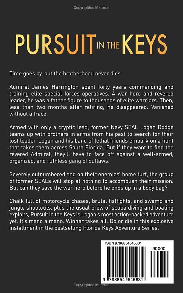 Vista 2 de Pursuit in the Keys A Logan Dodge Adventure (Florida Keys Adventure Series Book 18)