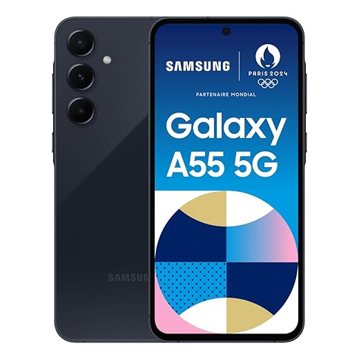 SAMSUNG Galaxy A55 5G 6 6p 128Go Bleu