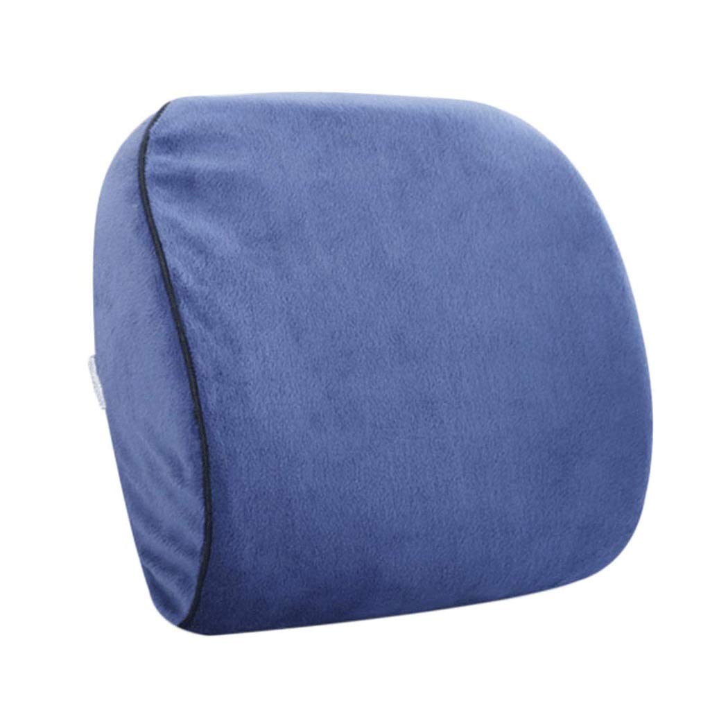 Coussin-mémoire Lombaire Coton Lombaire Chaise de Bureau Coussin ceinture Taille Coussin d'assise Maternelle Pad Lombaire Retour Voiture Massage Coussin Lombaire