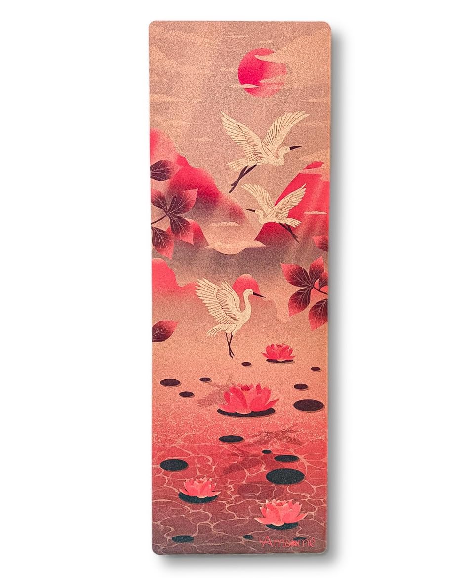 Tapis de yoga Amsomé : beau, naturel, antidérapant - Chaque tapis est une oeuvre d’art