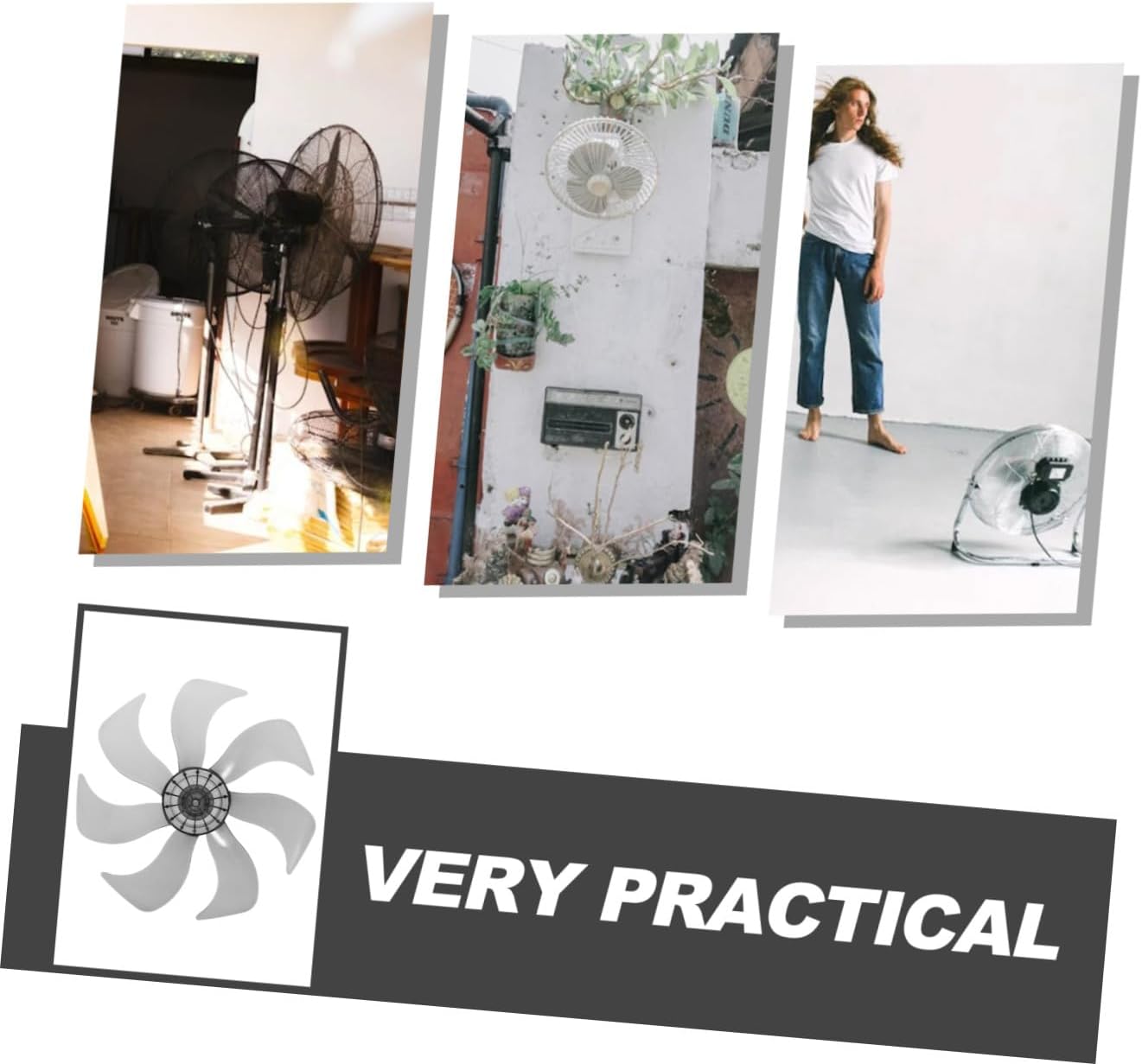 Ciieeo Replacement Plastic Fan Blades Leaves for Standing and Pedestal Fans and Lightweight