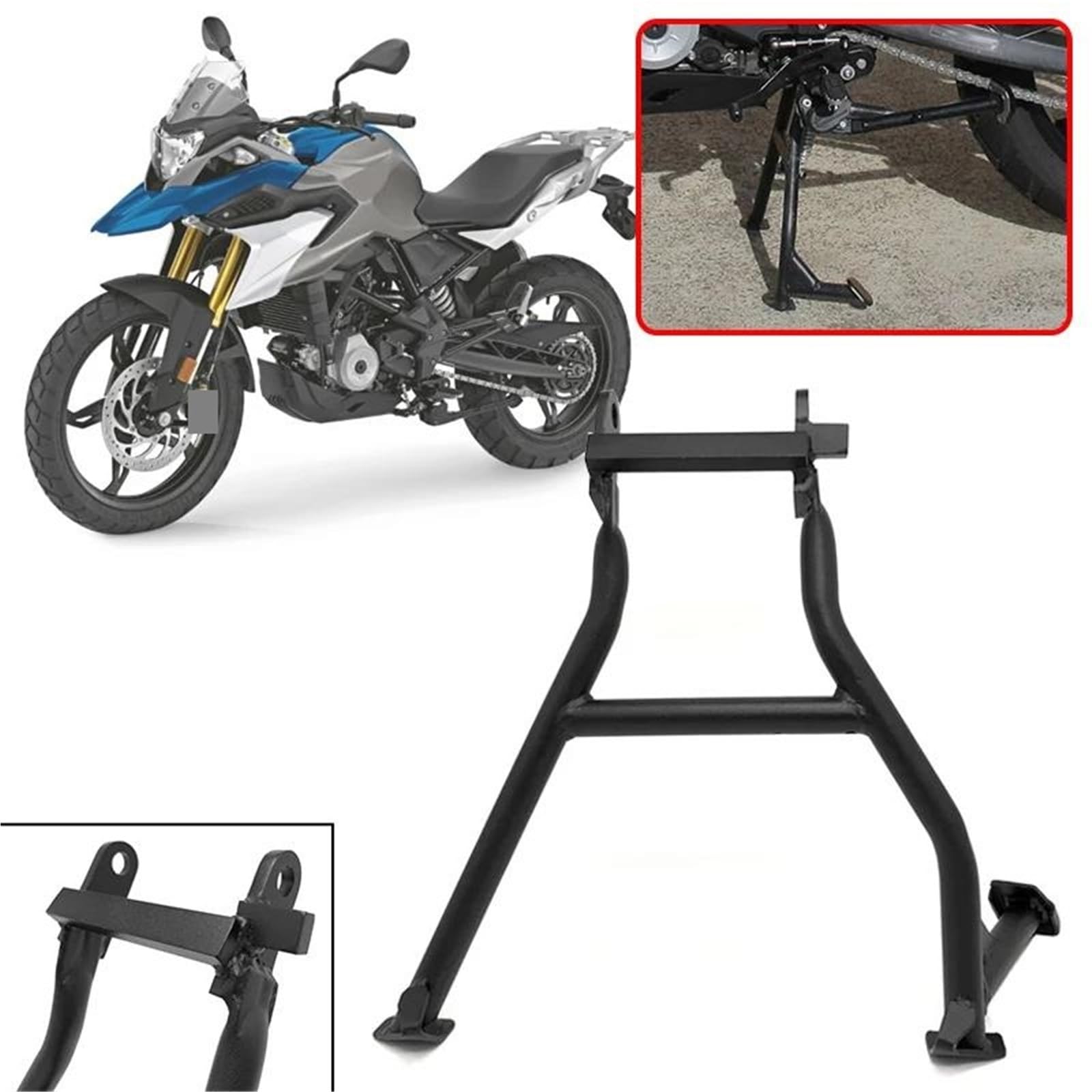 Soporte Rueda Moto Soporte De Caballete Combinado Para Motocicleta, Soporte De Pilar Central, Soporte De Caballete De Estacionamiento Central Para BMW Para G310GS 2017-2023